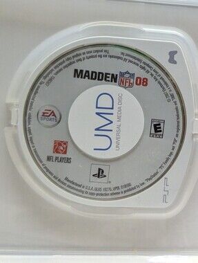 Madden NFL 08 UMD Disc for PSP Video Game PlayStation